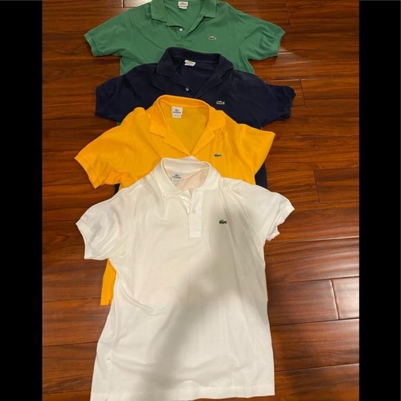 Like new Lacoste mens size 5 shirts